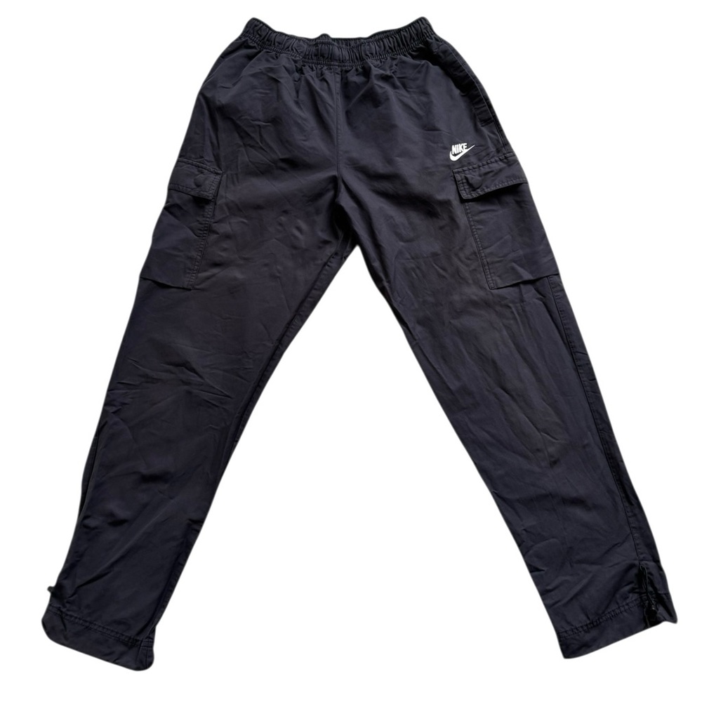 Nike Men’s Small Cargo Utility Pull On Pants Gray Streetwear Y2K